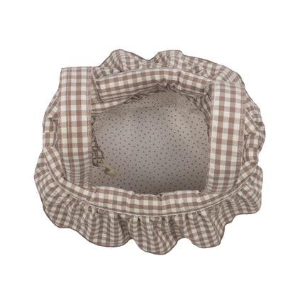 Walking Mum Bolsa Bucket - Praliné Vichy Moka