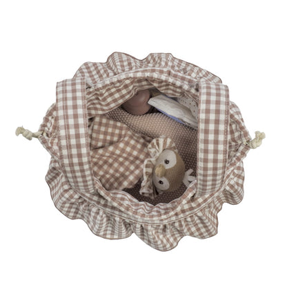 Walking Mum Bolsa Bucket - Praliné Vichy Moka