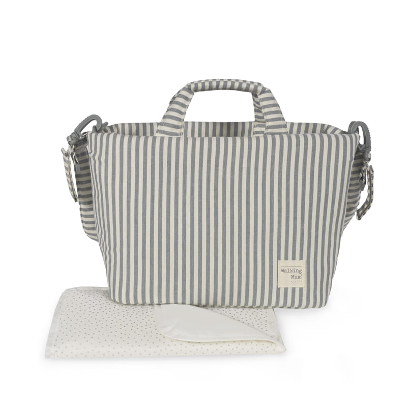 Walking Mum Bolsa Muda-Fraldas - Praliné Strips Matcha