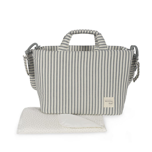 Walking Mum Bolsa Muda-Fraldas - Praliné Strips Matcha