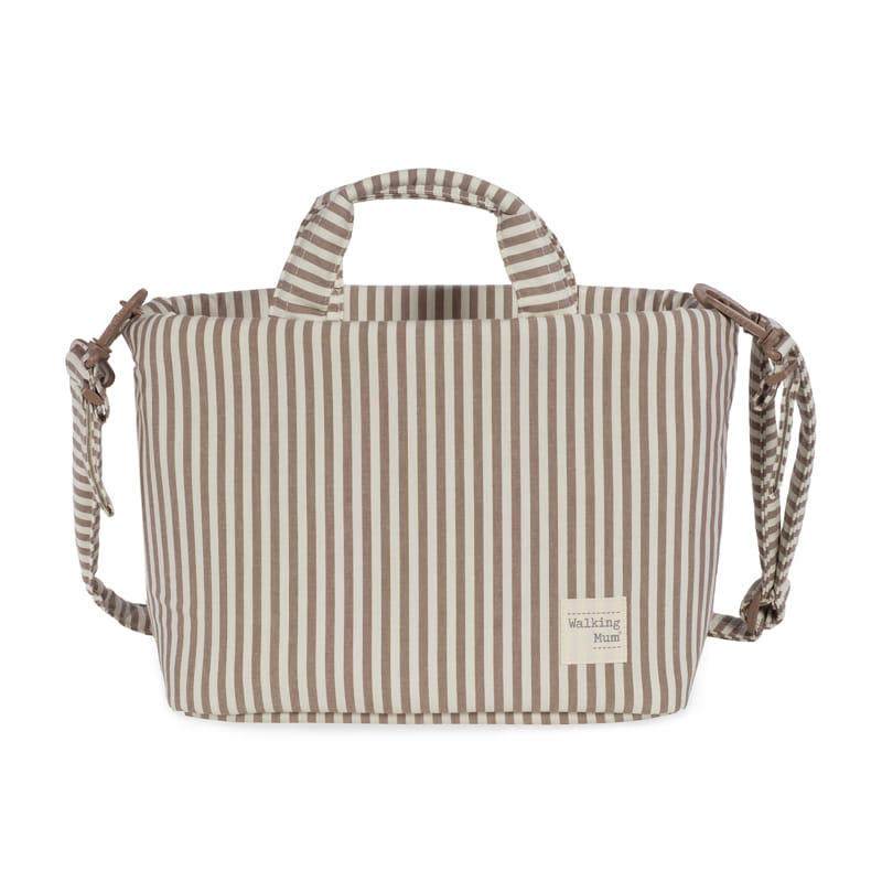 Walking Mum Bolsa Muda-Fraldas - Praliné Strips Moka