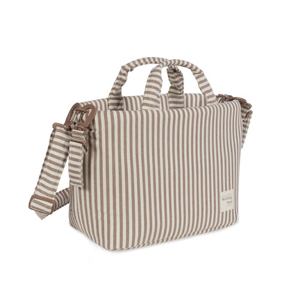 Walking Mum Bolsa Muda-Fraldas - Praliné Strips Moka