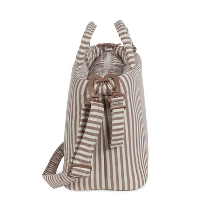 Walking Mum Bolsa Muda-Fraldas - Praliné Strips Moka