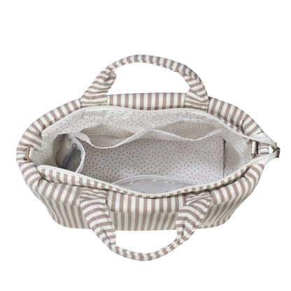 Walking Mum Bolsa Muda-Fraldas - Praliné Strips Moka