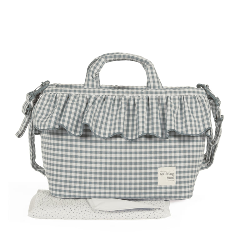 Walking Mum Bolsa Muda-Fraldas - Praliné Vichy Matcha