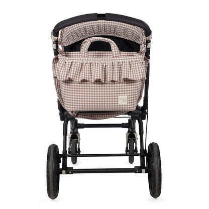 Walking Mum Bolsa Muda-Fraldas - Praliné Vichy Moka