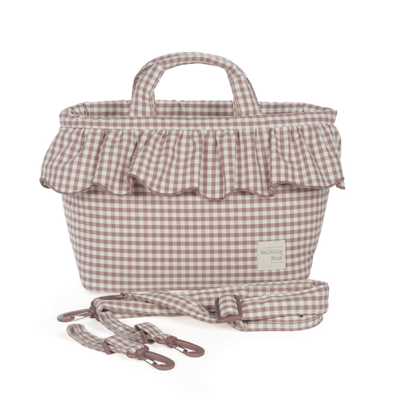 Walking Mum Bolsa Muda-Fraldas - Praliné Vichy Moka