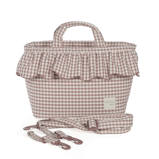 Walking Mum Bolsa Muda-Fraldas - Praliné Vichy Moka