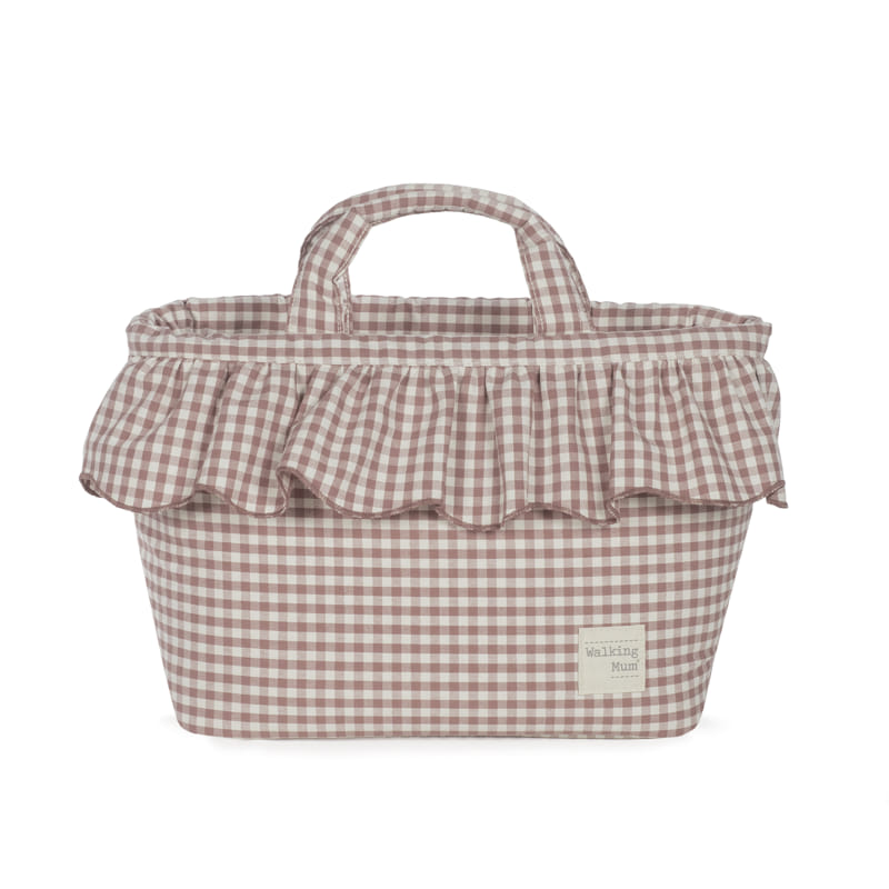Walking Mum Bolsa Muda-Fraldas - Praliné Vichy Moka