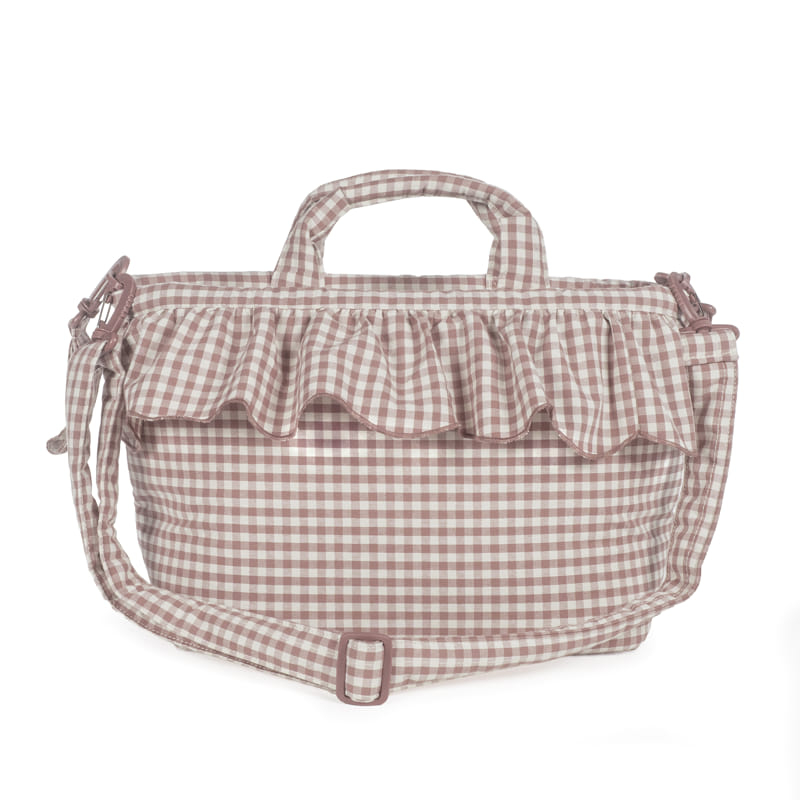 Walking Mum Bolsa Muda-Fraldas - Praliné Vichy Moka