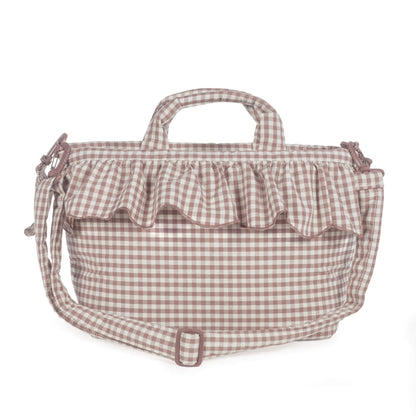 Walking Mum Bolsa Muda-Fraldas - Praliné Vichy Moka