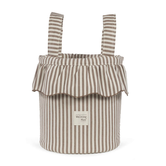 Walking Mum Bolsa Bucket - Praliné Strips Moka