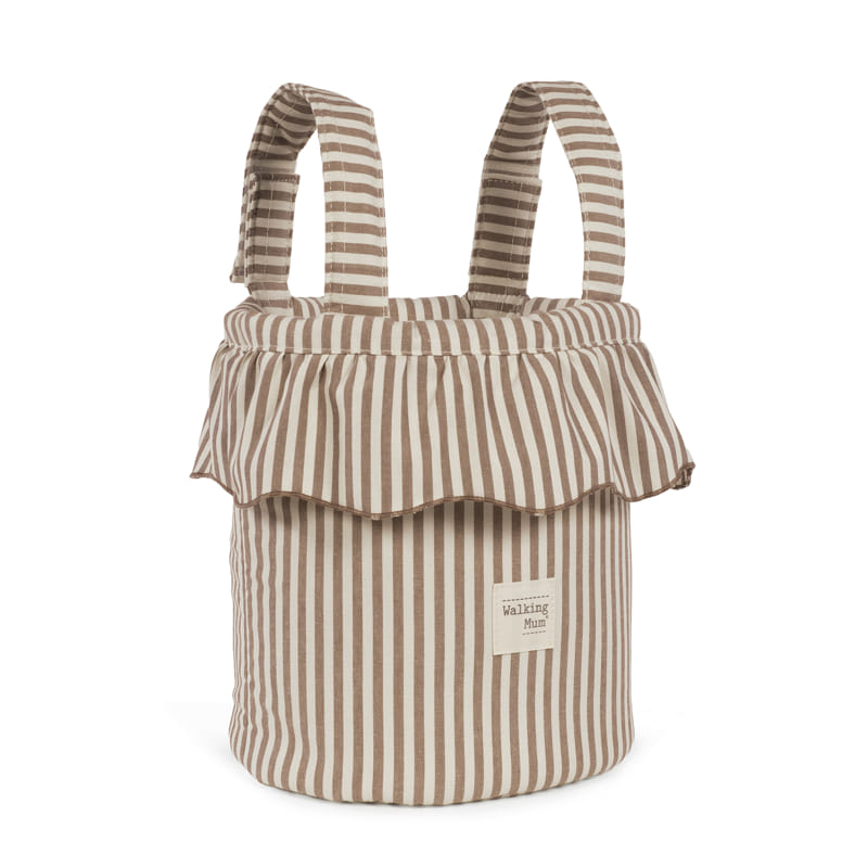 Walking Mum Bolsa Bucket - Praliné Strips Moka