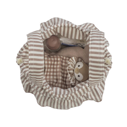 Walking Mum Bolsa Bucket - Praliné Strips Moka