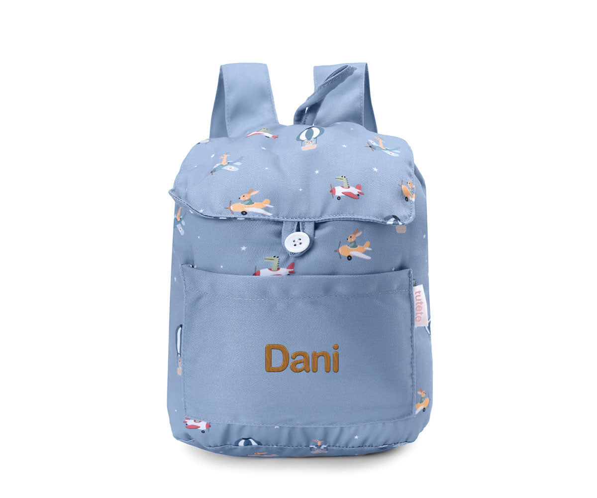 Mochila Pequena Tecido Personalizável Tutete - Planes