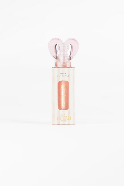 Batom Glimmies - Flavored Vegan Lip Gloss - Sparkle Diamond - Chocolate Flavor
