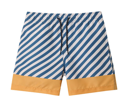 Calções de Banho Infantil Monnëka Stripes Blues & Beyond