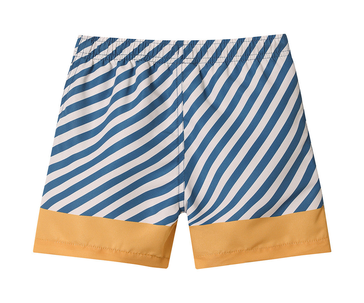 Calções de Banho Infantil Monnëka Stripes Blues & Beyond