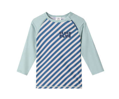 Camisola de Manga Comprida c/ Proteção Solar Monnëka Stripes Blues & Beyond