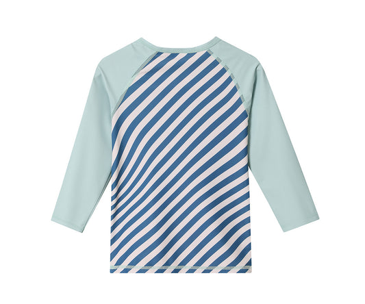Camisola de Manga Comprida c/ Proteção Solar Monnëka Stripes Blues & Beyond