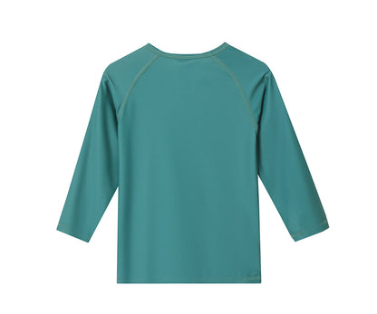 Camisola de Manga Comprida c/ Proteção Solar Monnëka Whale Teal