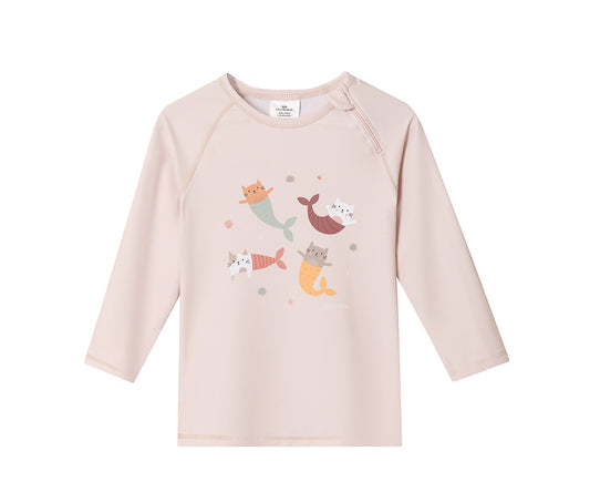 Camisola de Manga Comprida c/ Proteção Solar Monnëka Mermaid Cats