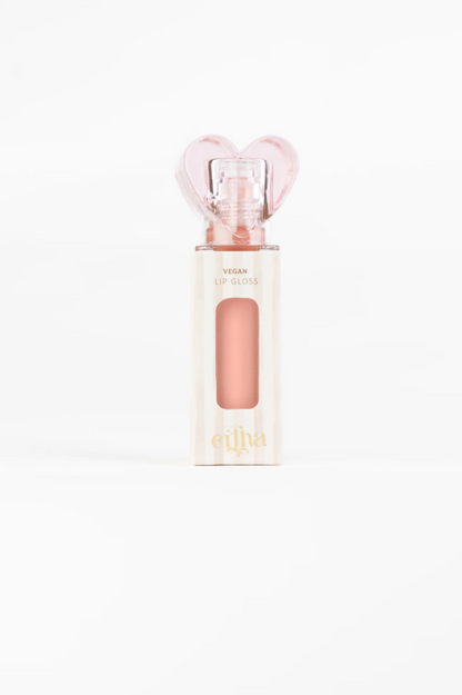Batom Glimmies - Flavored Vegan Lip Gloss - Nude Pink - Strawberrie Flavor
