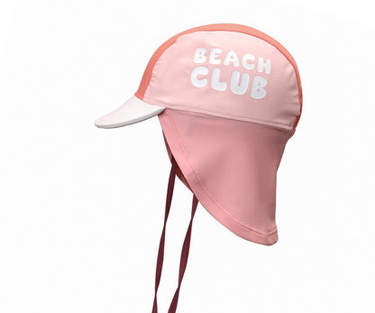 Chapéu de Praia Bebé Monnëka Stripes Bloom & Blush