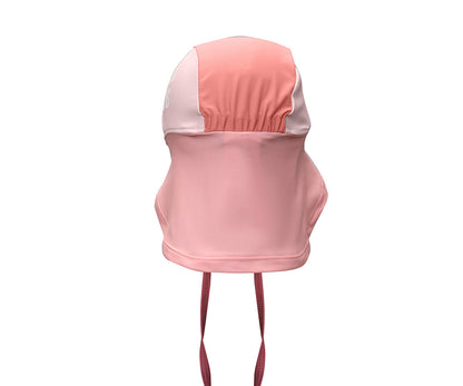 Chapéu de Praia Bebé Monnëka Stripes Bloom & Blush