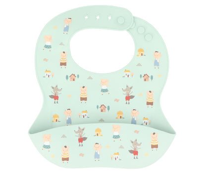 Babete Silicone Tutete - The Three Little Pigs