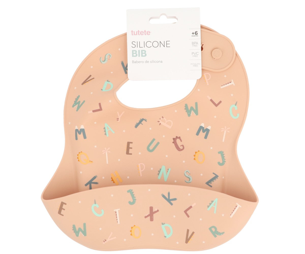 Babete Silicone Tutete - Funny Letters