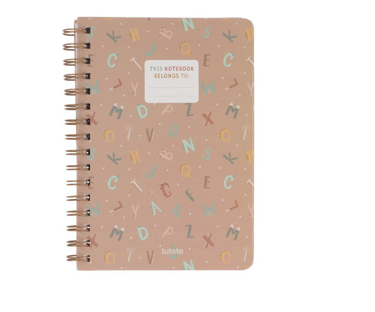 Caderno Escolar Tutete - Funny Letters