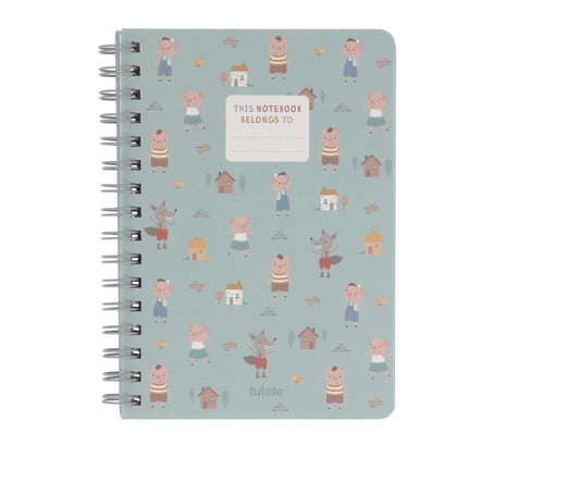 Caderno Escolar Tutete - The Three Little Pigs