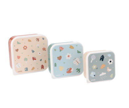 Pack 3 Caixas Lancheiras Tutete - Geometric Nature