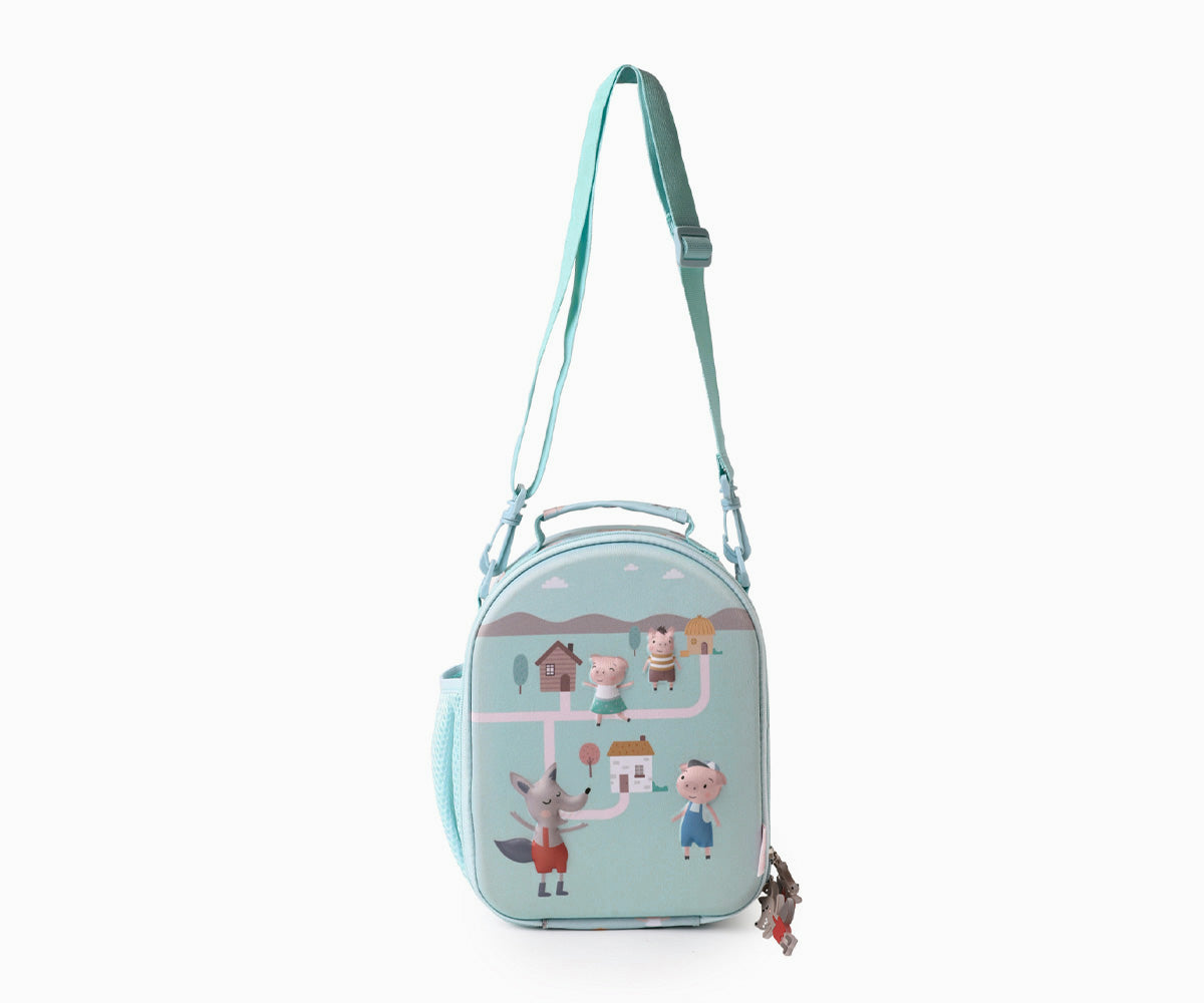 Bolsa Lanche Térmica 3D Tutete - The Three Little Pigs
