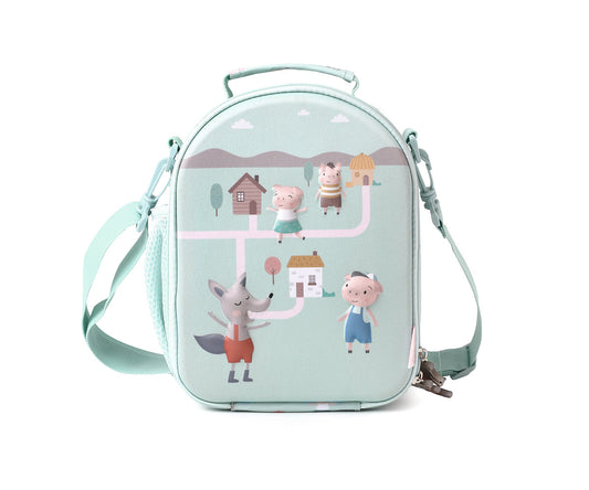 Bolsa Lanche Térmica 3D Tutete - The Three Little Pigs