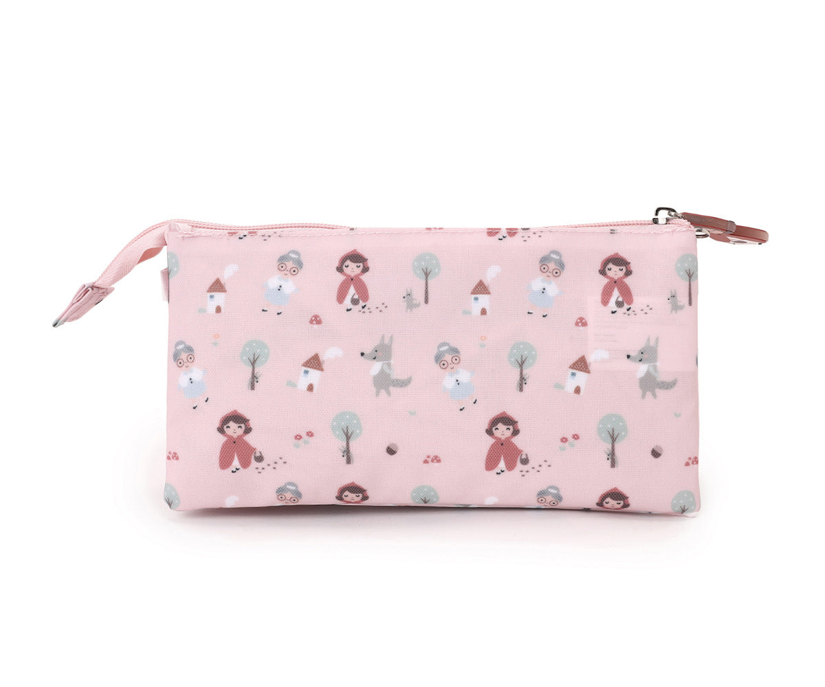 Estojo 3 Compartimentos Personalizável Tutete - Little Red