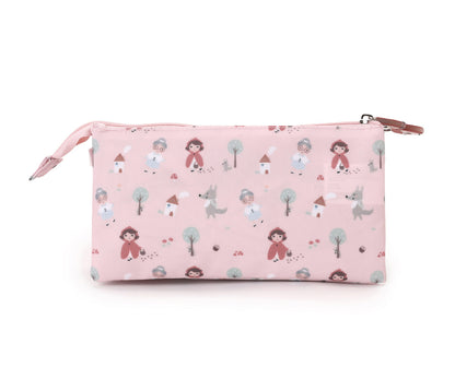 Estojo 3 Compartimentos Personalizável Tutete - Little Red