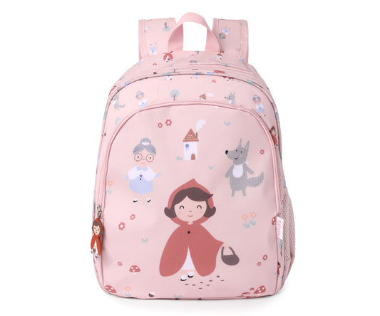Mochila Média + Porta-chaves Personalizável Tutete - Little Red