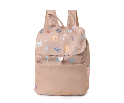 Mochila Pequena Tecido Personalizável Tutete - Funny Letters