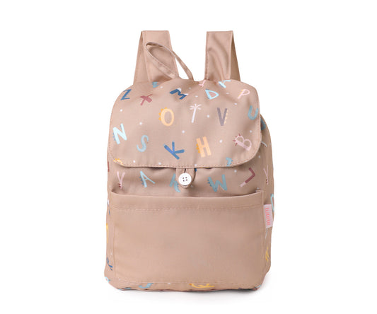 Mochila Pequena Tecido Tutete - Funny Letters