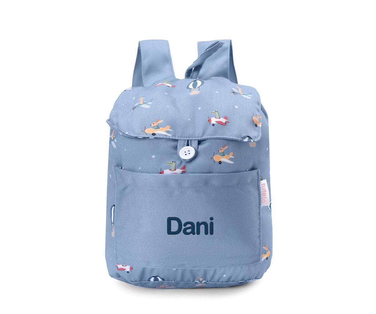 Mochila Pequena Tecido Personalizável Tutete - Planes