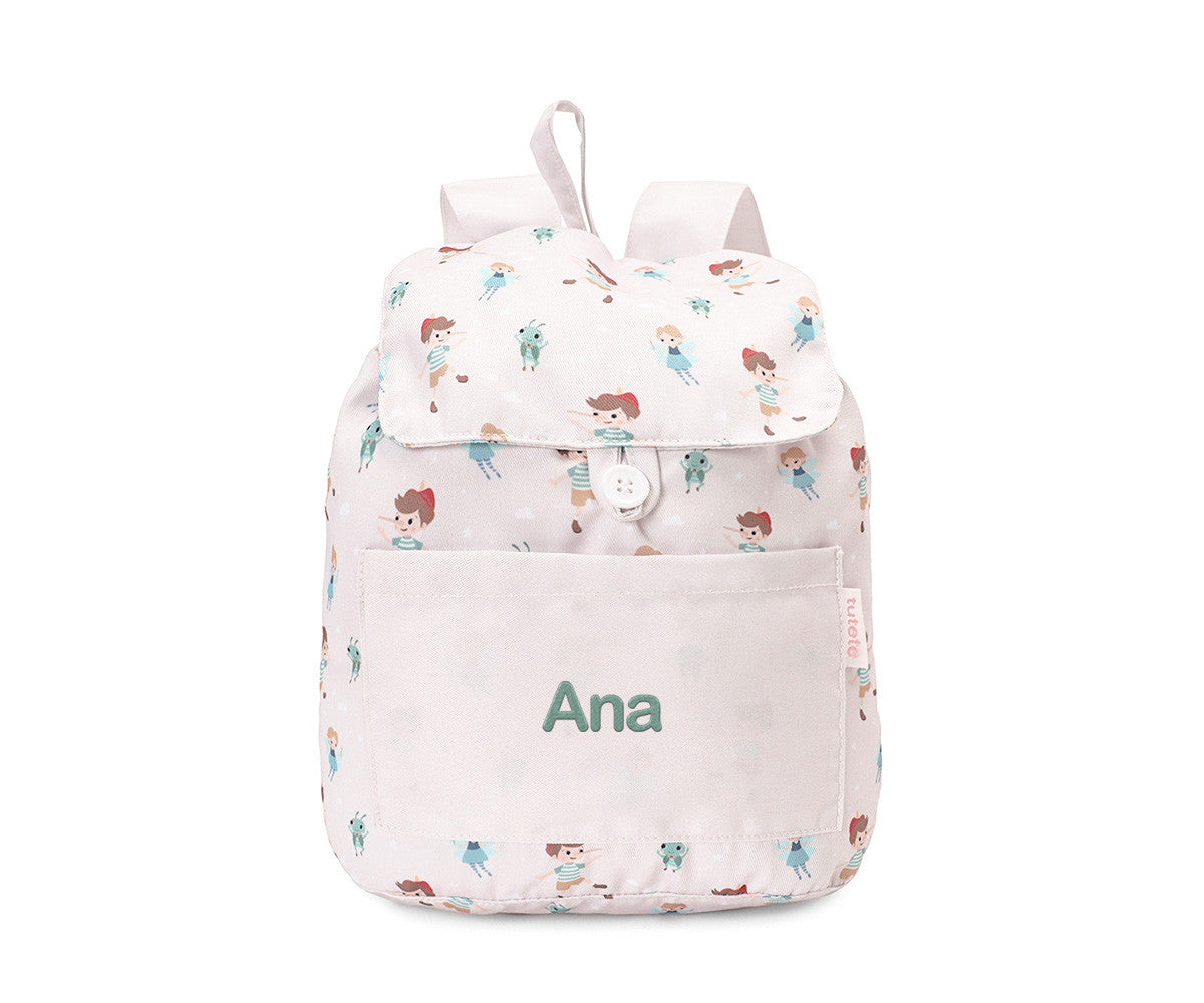Mochila Pequena Tecido Personalizável Tutete - The Wooden Boy
