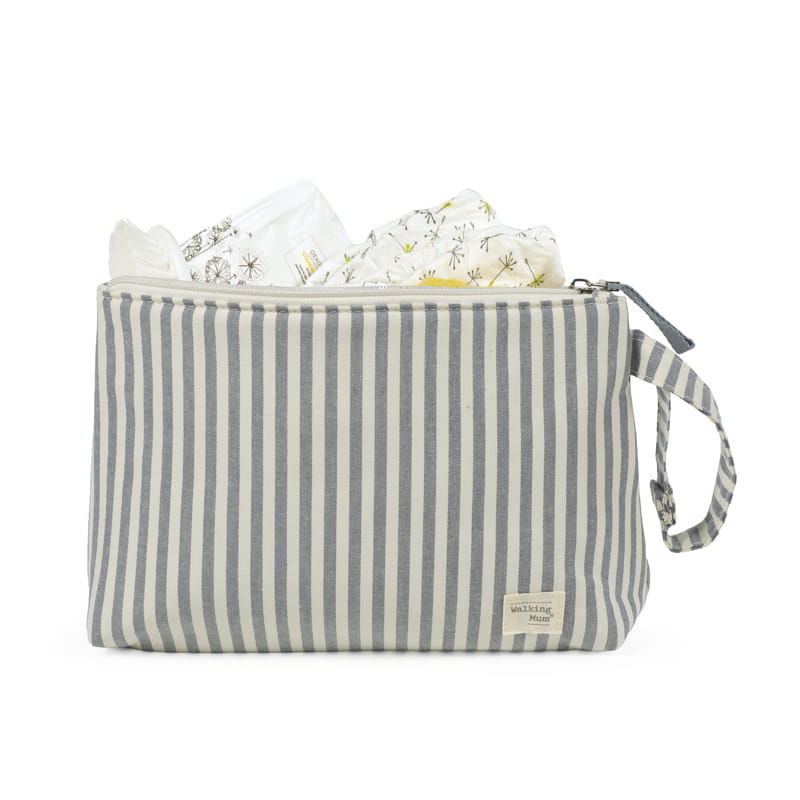 Walking Mum Necessaire - Praliné Strips Matcha