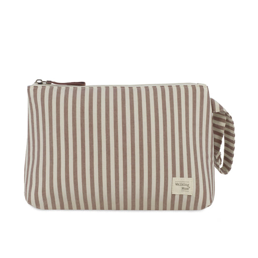 Walking Mum Necessaire - Praliné Strips Moka
