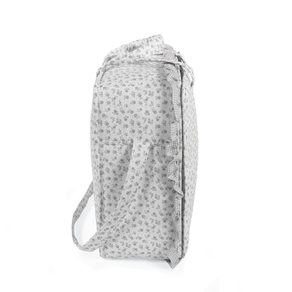 Pasito a Pasito Mala de Maternidade - Little Bloom Flowers Gris