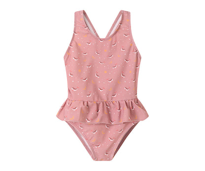 Fato de banho Monnëka com alças cruzadas Whale Pink