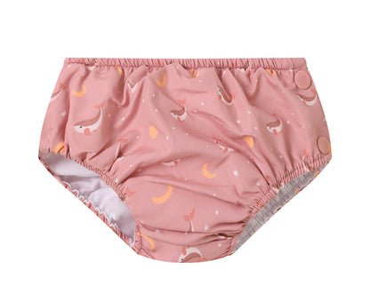 Cueca Fralda com Folho Monnëka Whale Pink