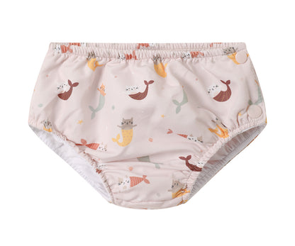 Cueca Fralda com Folho Monnëka Mermaid Cats