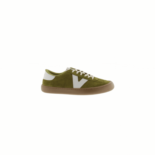Sapatilhas Victoria - Olmo Barefoot Couro & Contraste